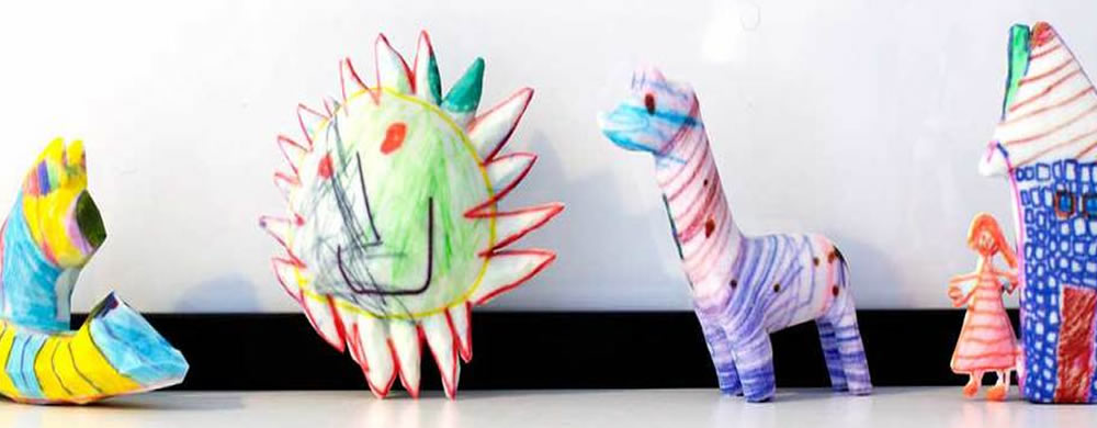Transformer les plus beaux dessins de vos enfants en sculptures