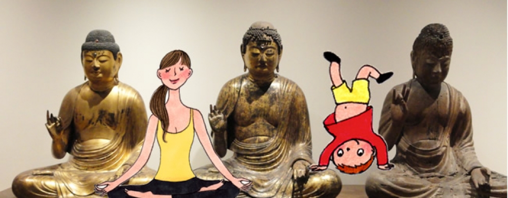 Du yoga en famille au Musée Guimet