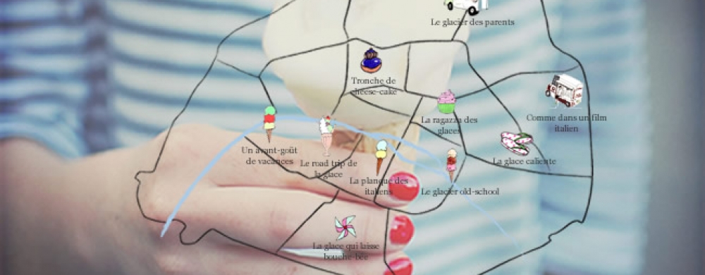 La carte des meilleures glaces pour enfants de Paris