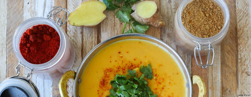 La recette du velouté de butternut au lait de coco