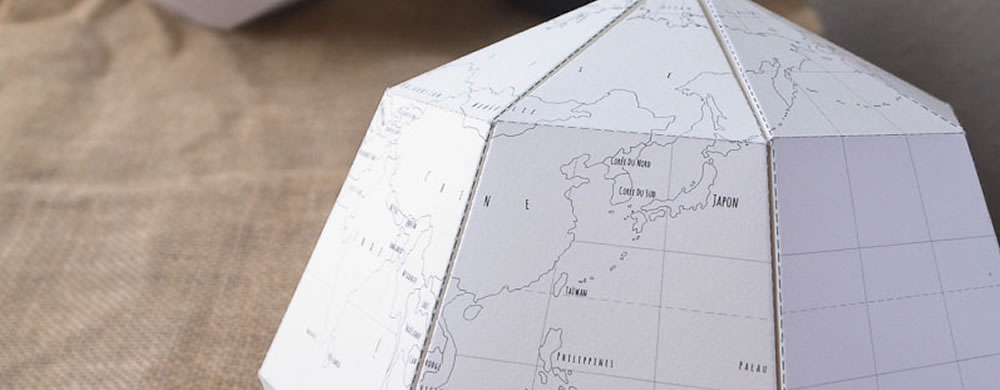 Construction globe terrestre pour enfants