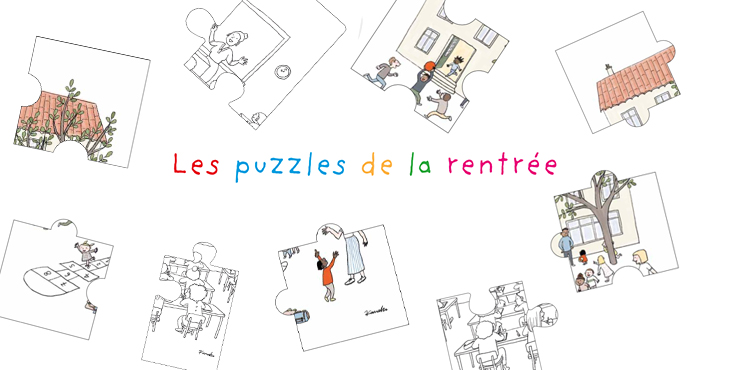 Les puzzles pour retrouver le chemin de l'école