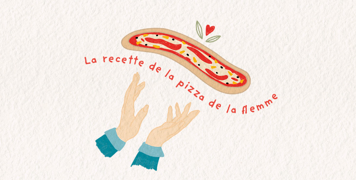 La pizza de la flemme