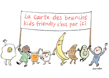 La carte des brunch kids-friendly de Paris